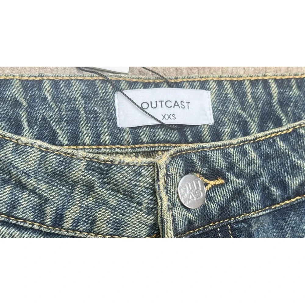 Outcast Women's Perri Pant Vintage Denim Jeans Size XXS‎